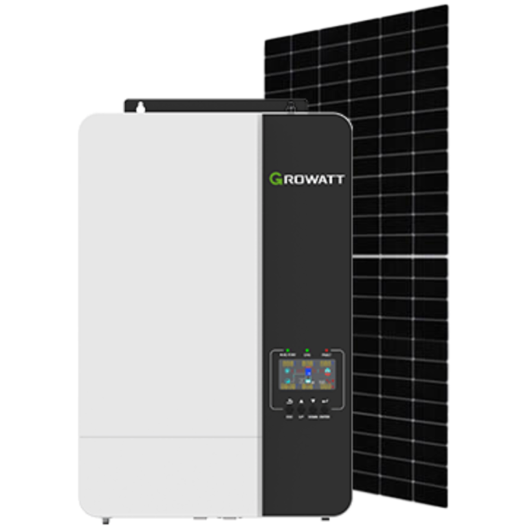 Growatt 5kW Inverter + 6 x 560W New Energy Solar Panels